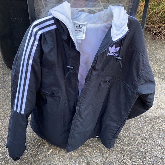 adidas Other - 90’s Vintage Adidas Men’s Trefoil Big Logo Full Zip Jacket Size Med